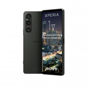 promo Sony Xperia 1 V - Smartphone Android, Téléphone Portable - Ecran 6.5 Pouces 21:9 CinemaWide 4K HDR OLED - Taux de rafraichissement de 120Hz - Triple caméra - 256Go Stockage - IP65/68 (Vert Kaki)