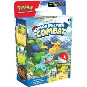 promo Pokémon JCC Mon Premier Combat – Pikachu et Bulbizarre (kit de Lancement Contenant 2 Mini-Decks prêts à l’Emploi et des Accessoires)