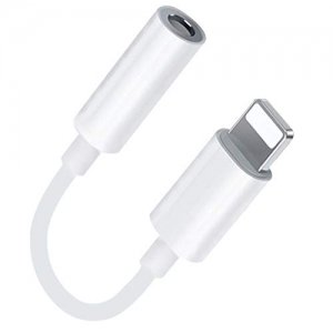 promo Adaptateurs pour écouteurs iPhone [Certifié Apple MFi] Lightning to Jack 3,5 mm Adaptateur Casque pour iPhone Aux Audio Câble Jack Accessoires, Kompatibel mit iPhone 14/14 pro/13/12/11/X/XR/8/7/iPad