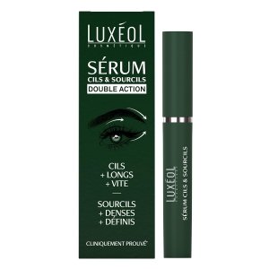 promo LUXÉOL - Sérum Cils & Sourcils - Double Action - Des Cils Plus Longs, Plus Volumineux, Plus Vite - Des Sourcils Plus Denses, Plus Définis - Cliniquement Prouvé - 10ml