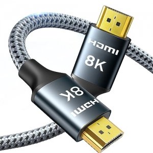 promo ARISKEEN Câble HDMI 2.1 8K 6M, 48Gbps Câble HDMI Tressé en Nylon Haute Vitesse, Prend en Charge 8K@60HZ, 4K@120Hz, Compatible avec PS5/4 TV Switch Monitor Blu-ray Soundbar