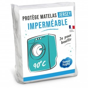 promo SWEET NIGHT Sweetnight - Protège Matelas 160x200 cm | Alèse Imperméable et Micro Respirante | Souple et Silencieux | Lavable à 90°C