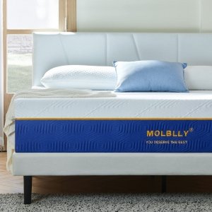 promo Molblly Matelas 90x190x16 cm Extrêmement Durable Ultra Respirante Fermeté Moyenne Literie Matelas Memoire De Forme Matelas Ergonomique Hypoallergénique（90x190x16cm）