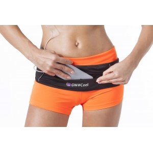 promo GW#Cool Ceinture Belt Ceinture de Course Randonnée Trail Running Fitness Sport Bande Elastique Unisexe Adulte Poches de Rangement Téléphone Hydratation Porte-Gourde