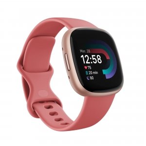 promo Google Fitbit Versa 4 Montre connectée sport avec GPS intégré et jusqu’à 6 jours d’autonomie de batterie - compatible avec Android et iOS