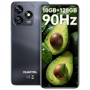 promo OUKITEL C51 - Téléphones Portables Débloqués Android 13, 6.8 Pouces Smartphones Pas Cher 4G,18 Go (6+12)ROM +128Go/SD-1To, Téléphone Portable 5150mAh,Octa core,13MP+5MP/Face ID/GPS/2Ans Garantie,Noir