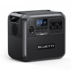 promo BLUETTI Générateur Électrique Portable AC180, 1152Wh Batterie LiFePO4 avec 2 Sorties CA 1800W (2700W Pic), 0-80% en 45 Min, Station d’énergie Portable pour Camping, Voyage, Panne de Courant