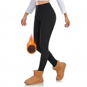 promo Opssaker Legging Polaire Femme Taille Haute Leggings Chaud Hiver Pantalon Femme Thermique Collant Legging Sport