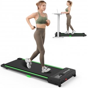 promo Tapis Roulant THERUN 2,5 HP Tapis de Course Extra Large Treadmill avec Télécommande Tapis Roulant avec Affichage LCD Walking Pad 6 km/h Compact pour Maison et Le Bureau