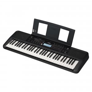 promo Yamaha PSR-E383 Clavier portable pour débutants, 650 voix d'instruments authentiques avec touches tactiles et une polyphonie de 48 notes