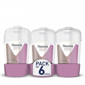 promo Rexona Maximum Protection Lot de 6 déodorants anti-transpirants pour femme Soft Solid Confidence 45 ml