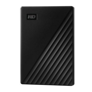 promo WD 5To My Passport Disque Dur Externe Portable, Parfait pour sauvegarde et stockage, compatibilité avec PC, Xbox et PS4, Sauvegarde et protection par mot de passe, Noir