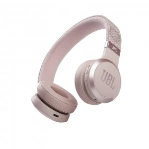 promo JBL Live 460NC – Casque audio supra-auriculaire sans fil – Écouteurs Bluetooth avec réduction de bruit et commande pour appels – Autonomie jusqu'à 50 heures – Rose