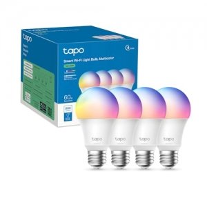 promo Tapo Ampoule Connectée WiFi, Ampoule LED E27 Multicolore 2500K-6500K, Dimmable 8.7 W 806Lm, Compatible avec Alexa et Google Home, Commande Vocale, Economie d'énergie, Tapo L530E(4-pack)