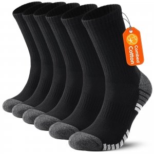 promo TIBISI Chaussette Homme femme chaussette homme hiver Sport, Chaussettes Hautes Homme, AntidéRapante Respirant RandonnéE Chaussettes 5/6 paires