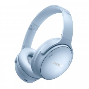 promo Bose QuietComfort Casque sans fil à réduction de bruit, casque supra-aural Bluetooth avec une autonomie allant jusqu’à 24 heures, Bleu - Édition Limitée