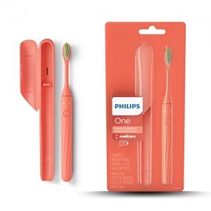 promo Brosse à dents à piles Philips One by Sonicare, Miami Coral, HY1100/01