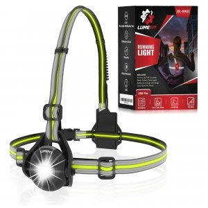 promo LUMEFIT Lampe Course à Pied - LED Sécurité Ultra Lumineuses et Bandes Réfléchissantes à 360° pour Jogging et Randonnée - Batterie Longue Durée, Rechargeable Via USB