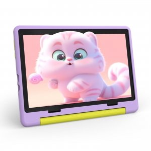 promo Mouikei Tablette Enfants 10 Pouces, Android 14 Tablette Tactile, Processeur Octa Core, 8GB RAM 64GB ROM 1TB SD Extension, 5000 Mah Batterie, WiFi, Bluetooth, Tablette Enfant Double Caméra - Pourpre