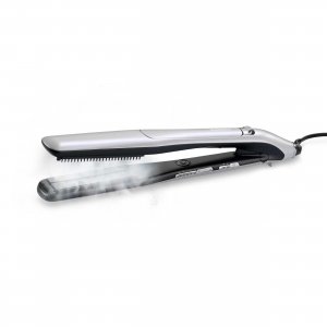 promo BaByliss - ST595E - Lisseur vapeur professionnel Steam Lustre Styler, système breveté Advanced Ceramics™ + fonction ionique anti-frizz pour un lissage ultra-rapide et des cheveux protégés et hydratés