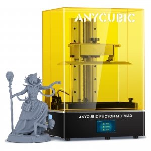 promo ANYCUBIC Imprimante 3D Photon M3 Max, Imprimante 3D Grand Format en Résine avec écran Monochrome 7K de 13,6'' et Remplissage Automatique de Résine Anycubic, Taille d'impression 298x164x300mm (14,7L)