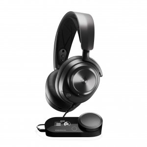 promo SteelSeries Arctis Nova Pro - Casque gaming multi-système - Son Hi-Res - Son spatial 360° - GameDAC Gen 2 - Micro ClearCast Gen 2 - PC, PS5, PS4, Switch