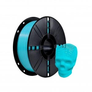 promo Filament PLA Plus (PLA+) 3D 1,75 mm, filament PLA Plus, précision dimensionnelle +/- 0,02 mm, bobine de 1 kg (2,2 lbs) - Filament d'impression 3D pour imprimante 3D, bleu clair