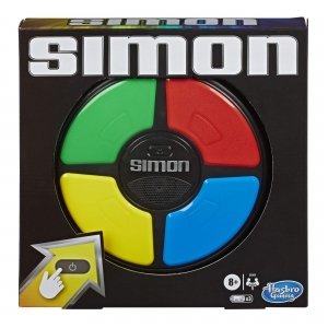 promo Hasbro Gaming Simon Classique - Jeu de mémoire électronique pour Enfants et familles, à partir de 8 Ans, avec Sons et lumières, Taille compacte, Jeu Famille et Entre Amis