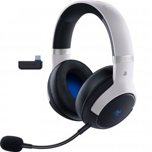 promo Razer Kaira Pro HyperSpeed - Casque Gaming sans Fil Haptique Multiplateforme (Sans-fil HyperSpeed, HyperSense Haptique, Haut-parleurs Titanium de 50mm) Noir-Blanc