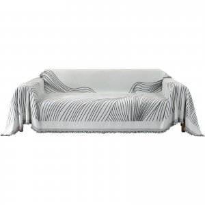 promo YSTELLAA Housse De Canapé 2 Places, 180×280CM, Protection Canape, Jete De Canape Grande Taille, Housse Universelle Canapé Four Seasons, Serviette De Canapé, Décoration Intérieure, Gris Foncé