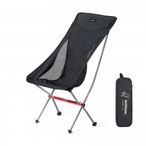 promo Naturehike Chaise Pliante Camping Confortable Fauteuil Pliant Camping Siege de Peche Chaise de Sac à Dos Portable Ultra Légère pour Camping et Randonnée Bikepacking Cyclisme (Noir L)