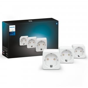 promo Philips Hue, lot de 3 prises connectées, fonctionne avec Alexa, Google et Apple Homekit