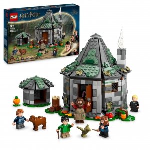 promo LEGO Harry Potter La Cabane de Hagrid : Une Visite Inattendue, Maison en Briques pour Enfants, 7 Personnages, Jouet de Construction, Aventures Magiques, pour Filles, Garçons et Fans Dès 8 Ans 76428