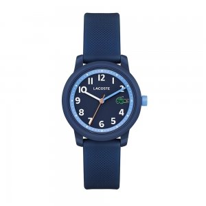 promo Lacoste Montre Analogique à Quartz pour Enfants avec Bracelet en Silicone Bleu Marin - 2030043