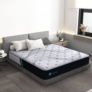 promo Avenco Matelas 160x200, Hauteur 18 cm, Ressort Ensachés en Mousse, Matelas à 3 Zones de Confort, CertiPUR-US & ISPA Certified, Anti-interférence Silencieuse, Respirable et Durable, Support 10 Ans