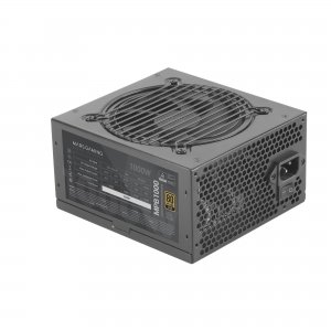 promo Mars Gaming MPB1000, Alimentation PC 1000W ATX, Garantie de 6 ans, Certifié 80Plus Gold, 90% d’efficacité, Ventilateur FDB 120mm avec Technologie AI-RPM et Système Antivibration, Noir