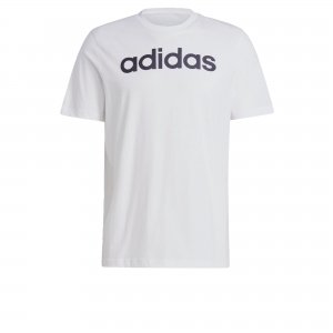 promo adidas Essentials Single T-shirt à manches courtes, White/Black, XL