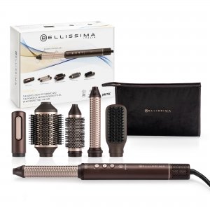 promo Bellissima Brosse Soufflante Styler Prodigy 1200W - Avec Technologie Coanda - Pré Séchage, Boucles, Ondulations, Volume Cheveux - 3 Températures Réglables - 6 Accessoires Coiffure Polyvalents Inclus