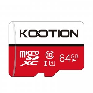 promo KOOTION Carte SD 64 Go Micro SD Carte Mémoire UHS-I Vitesse jusqu'à 80 m/s,TF Micro SDXC, T-Flash Classe 10, U1 pour Drone/Dash Cam/Camera/Phone/Nintendo-Switch/PC/Tablet(64 Go, U1)