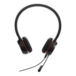 promo Jabra Evolve 30 II Microsoft Teams Certified USB-C Stereo Corded Headset with Call Control Unit - Compact Mini USB (Black)