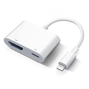promo Adaptateur HDMI Lightning pour iPhone et iPad 【Certifié Apple MFi】 Adaptateur Lightning AV Numérique Câble HDMI pour TV Connecteur Lightning Cable Compatible avec iPhone 14/13/12/11/XS/XR/X/8/7/iPad