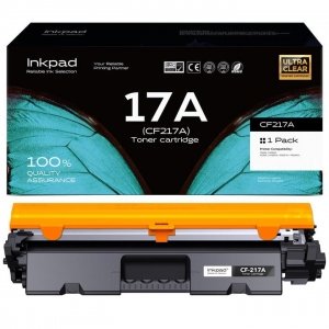 promo iNKPAD Toner 17A CF217A compatible avec HP 17A CF217A Laserjet Pro MFP M130A M130FN M130FW M130NW M102A M102W (1 noir)