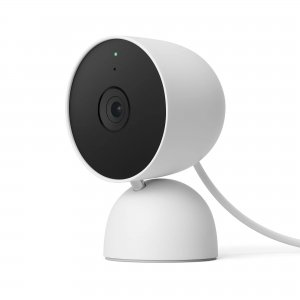 promo Google Nest Cam (Intérieur - Filaire) Caméra de sécurité pour la maison – Caméra de sécurité connectée 1080p