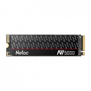 promo Netac NV5000 1To M.2 NVMe 1.4 Interne SSD (PCIe 4.0, 3D NAND, SLC Cache) Haute Vitesse Jusqu'à 4800/4600 Mo/s pour PC, PS5, Ordinateurs Portables.