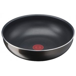 promo Tefal Ingenio Poêle wok 26 cm, Non induction, Revêtement antiadhésif, Empilable, Compatible lave-vaisselle, Easy Plus L1507702, Noir