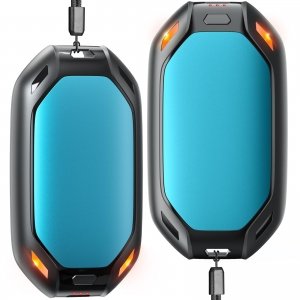 promo Chauffe-Mains Rechargeable,6000 mAh chaufferette pour main Magnétique 2 en 1,Réutilisable chauffe main electrique,idéale pour l'extérieur,Golf,Camping,randonnée,Cadeaux d'hiver,de Noël,de Thanksgiving