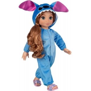 promo Disney Store ILY 4EVER - Poupée Disney ILY Stitch 45 cm - Licence Officielle Lilo & Stitch - Poupée Articulée - Cheveux Blond Bouclés - Grenouillère Stitch et Accessoires Inclus -Cadeau Enfant 6 Ans+