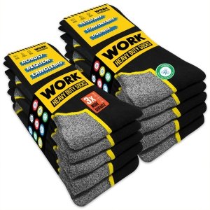 promo SOXCO chaussettes de travail homme 43-46 10 Paires, WORK socks lot de 10 paires, 43/46