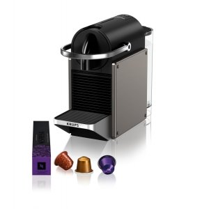 promo Nespresso Machine á café Krups Pixie Titane YY5290FD