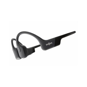 promo SHOKZ OpenRun Casque à Conduction osseuse, écouteurs Bluetooth Oreilles Libres pour Le Sport avec Micro, Casque sans Fil étanche IP67 pour la Course à Pied, 8 Heures d'autonomie, USB-C - Noir